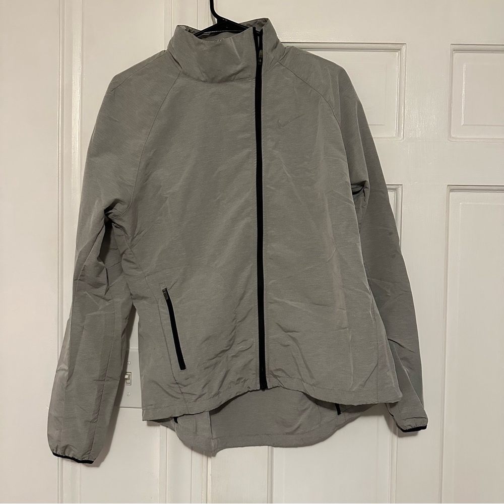 Nike Light Gray Running Jacket